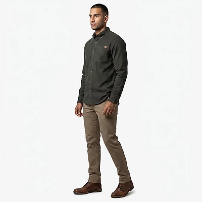 Drake Men's Midwale Corduroy Solid Long Sleeve Button Down Shirt