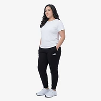 PUMA Women's Essential Small No. 1 Logo Comfort High-Waist Fleece Sweatpants