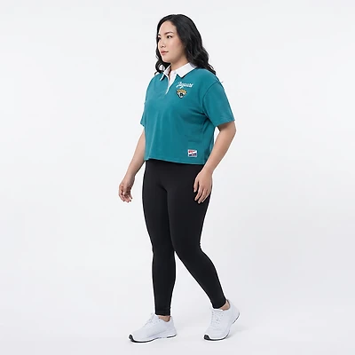 New Era Women's Jaguars Boxy Polo Shirt