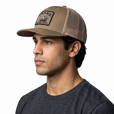 Drake Men's Waxed Cotton Dog Patch Mesh Cap