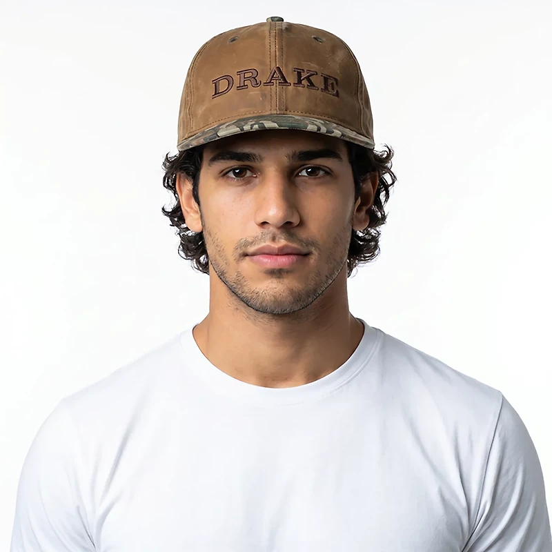 Drake Men's Waxed Flatbill Cap