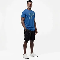 Fanatics Men's St. Louis Blues Hat Trick Legacy Cotton Short Sleeve T-shirt