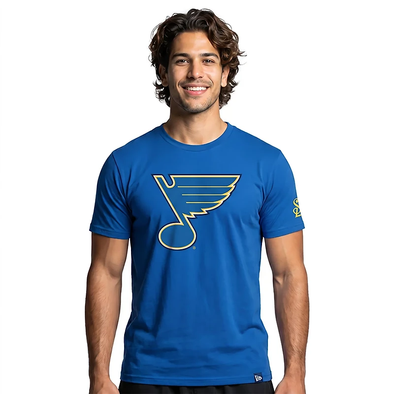 Fanatics Men's St. Louis Blues Hat Trick Legacy Cotton Short Sleeve T-shirt