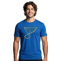 Fanatics Men's St. Louis Blues Hat Trick Legacy Cotton Short Sleeve T-shirt