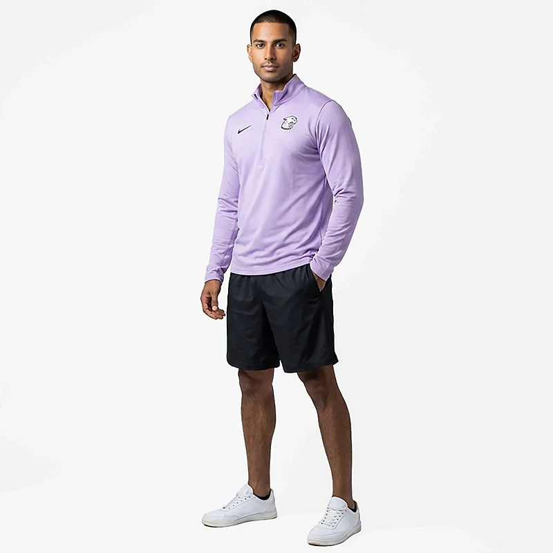 Nike Men's Kansas State Lavender Cat Head Dri-FIT 1/4 Zip