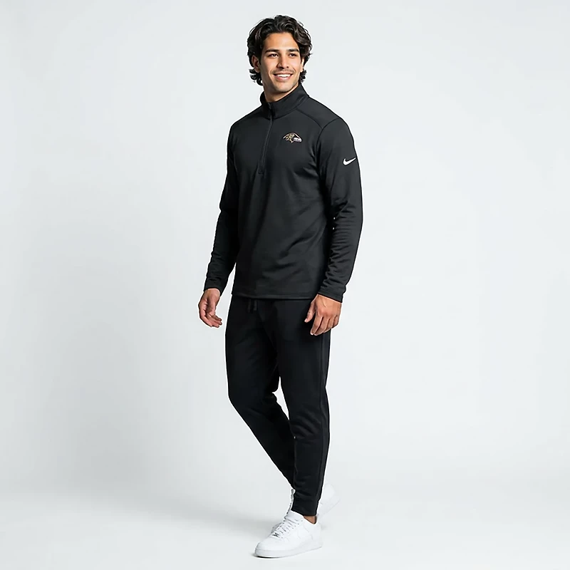 Nike Men's Baltimore Ravens Pacer 1/2-Zip Sweatshirt