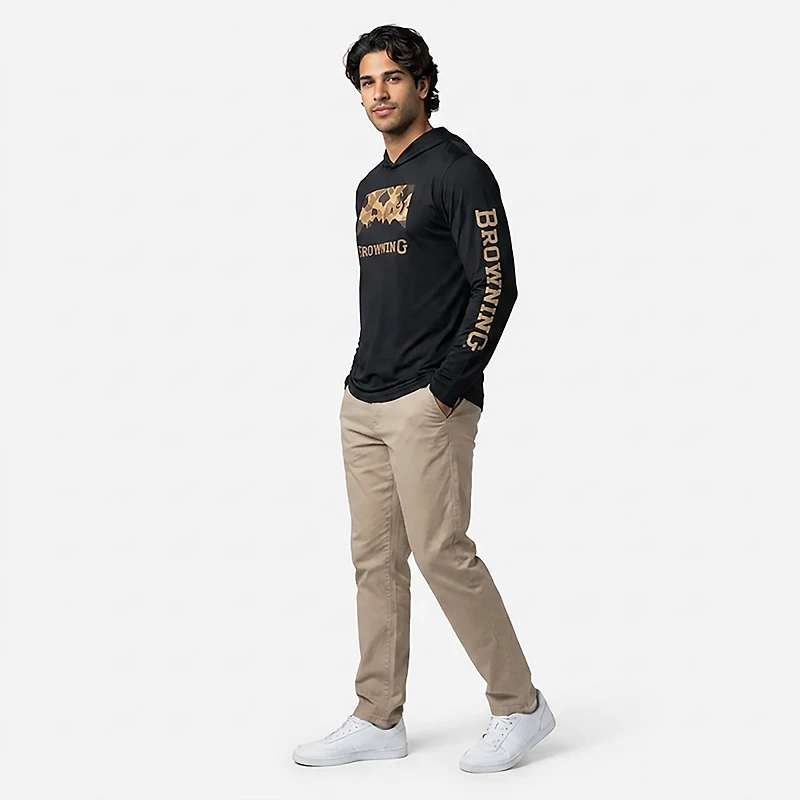 Browning Men's Taylor Hooded Long Sleeve T-shirt
