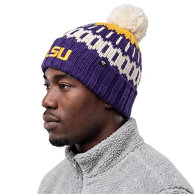 47 Brands Adults' Louisiana State University Tigers Felicity Cuff Knit Beanie
