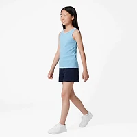 BCG Girls' Blanket Stitch Rib Tank