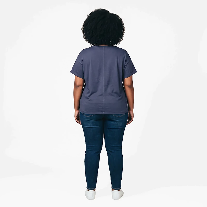 BCG Women's Plus Lifestyle Short Sleeve Comet Wash T-Shirt