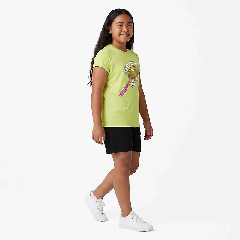 BCG Girls' Training Turbo Tennis Vibes Tee