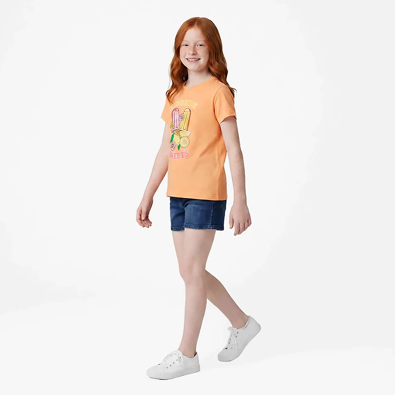 BCG Girls' Lifestyle Cotton Sunshine T-shirt