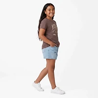 BCG Girls' Cotton GFX Short Sleeve T-shirt