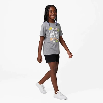 BCG Girls Lifestyle Cotton Boxy Live Life T-Shirt