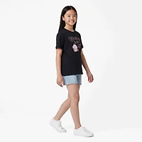 BCG Girls' Cotton Boxy Graphic Short Sleeve T-shirt