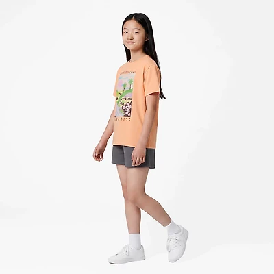 BCG Girls' Lifestyle Cotton Boxy Fit Paradise T-Shirt