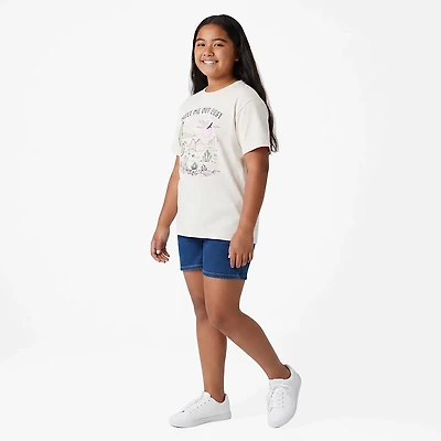 BCG Girls' Lifestyle Cotton Boxy Desert T-shirt