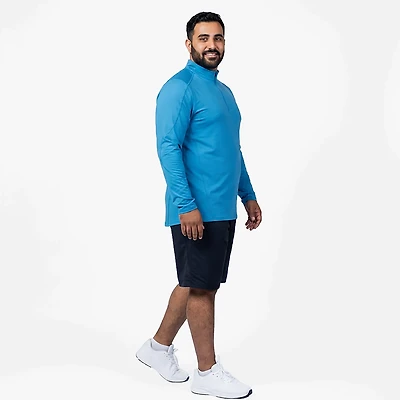 BCG Men's Run Performance Quarter Zip Long Sleeve Top