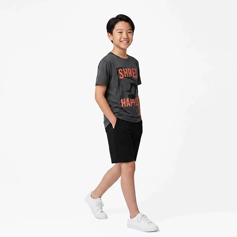 BCG Boys' Cotton Graphic Short Sleeve T-shirt