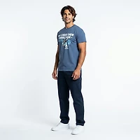 Big League Chew Men's Rally Blue Raspberry Short Sleeve T-shirt