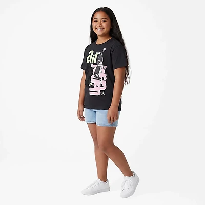 Jordan Girls' MJ Air Jumble Graphic T-shirt
