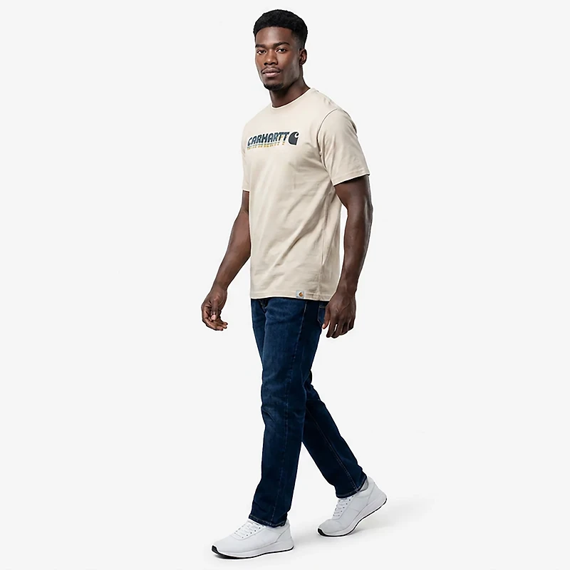 Carhartt Men's Irvine Relaxed Layered Logo T-shirt