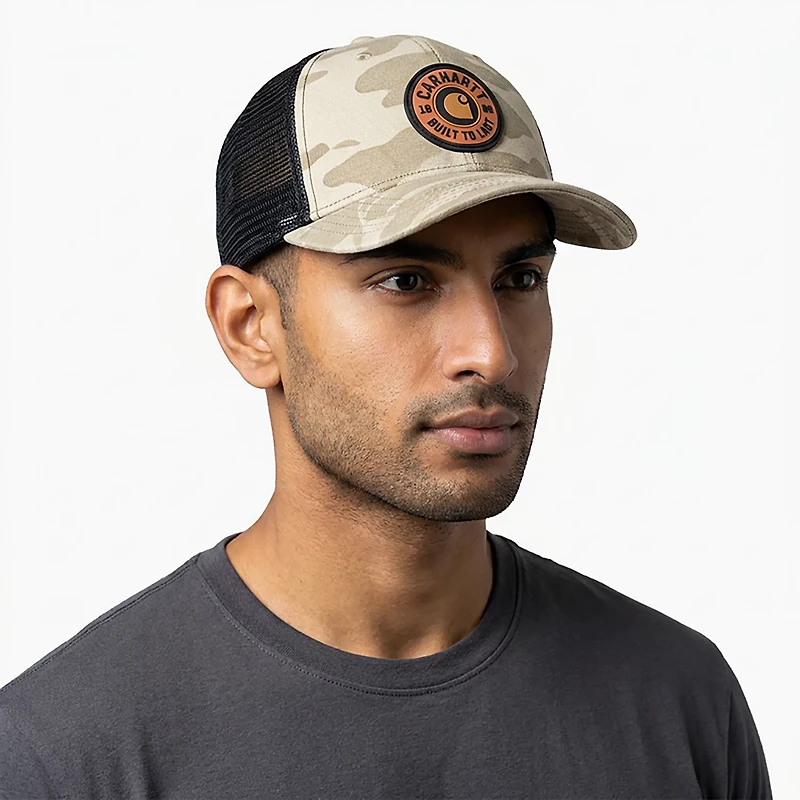 Carhartt Men's Ripstop Mesh-Back Camo Cap