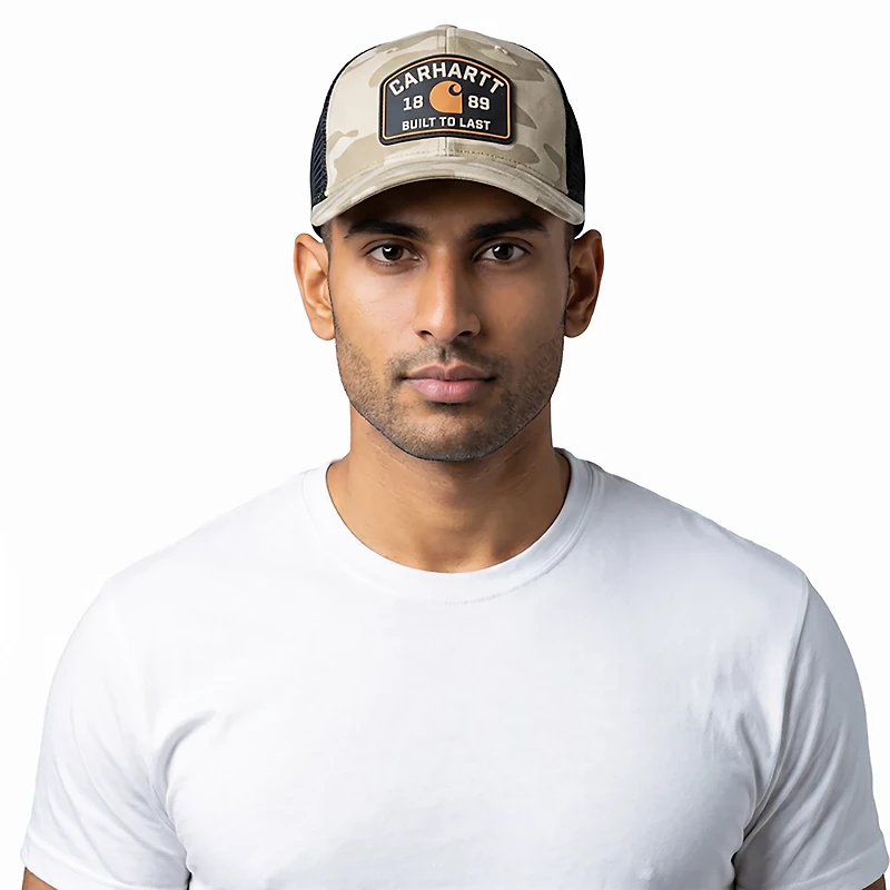 Carhartt Men's Ripstop Mesh-Back Camo Cap