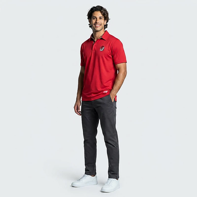 Amigo Men's Georgia Venturer Polo Bulldogs