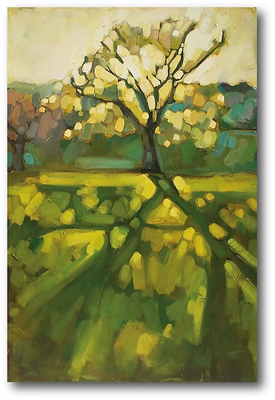 Courtside Market Morning Light 18 in x 26 in Gallery-Wrapped Canvas