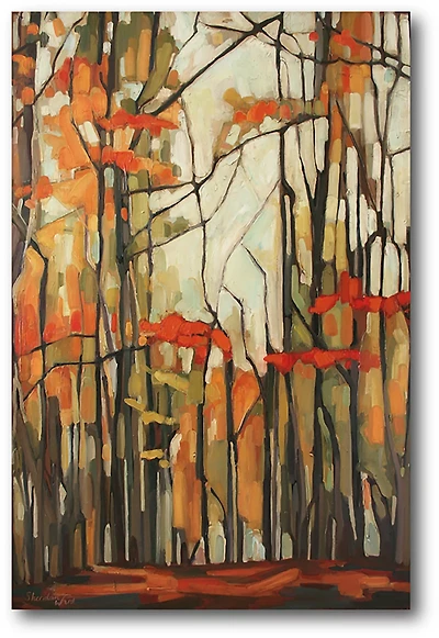 Courtside Market Autumn Delight in x in Gallery-Wrapped Canvas