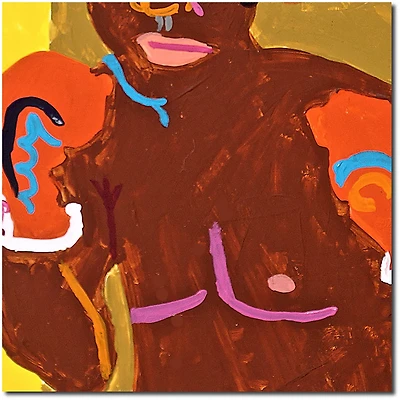 Courtside Market Boxer 30 x 30 in. Gallery-Wrapped Canvas