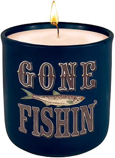 Courtside Market Gone Fishin' Cool Water and Mint Candle