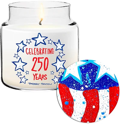 Courtside Market Robert Holton Celebrating 250 Years Studio Series 16 oz. Soy Wax Candle with Wooden Lid