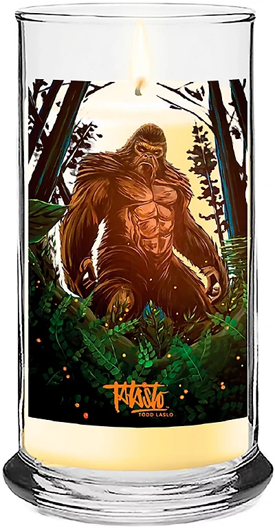 Courtside Market Todd Laslo Bigfoot Studio Series 18 oz. Soy Wax Candle with Wooden Lid