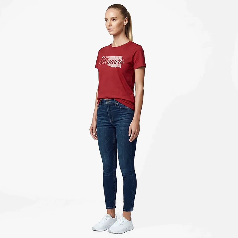 WILDCAT RETRO Women's Oklahoma State Script Meet and Greet T-shirt