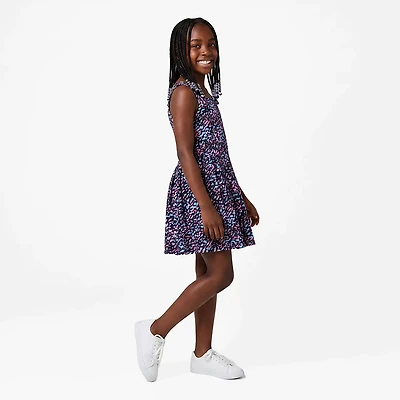 BCG Girls' Swing Pleated Print Cami Dress