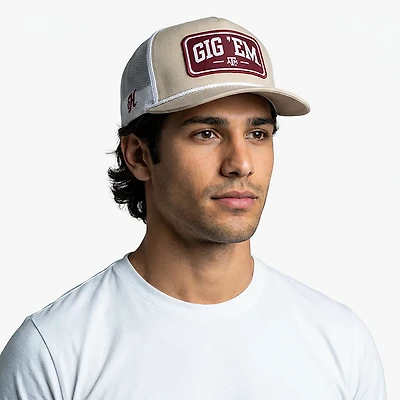 Hooey Men's Texas A&M Gig Em Patch Structured Cap