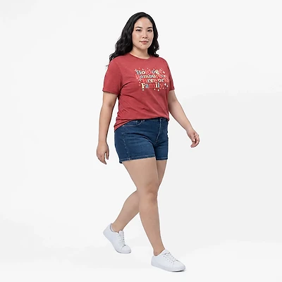 Academy Sports + Outdoors Women's Americana Hotdogs And Hamburgers T-shirt