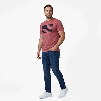 Academy Sports + Outdoors Men's Americana Basic Flag 26 T-shirt