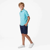 Callaway Boys' Tropical Music Allover Print Polo Shirt