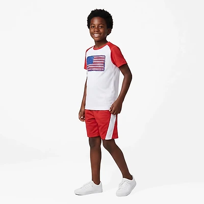 BCG Boys’ Flag of Baseballs Short Set