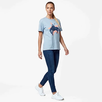 Live Outside the Limits Women's Rodeo Star Oversized T-shirt