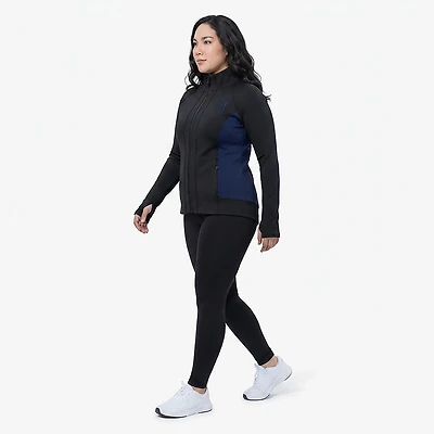 Fanatics New York Yankees Studio Fitted Full-Zip Gym Track Jacket