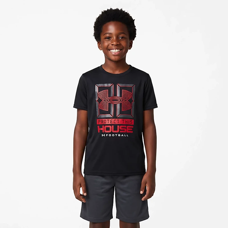 Under Armour Boys' UA Tech Football PTH T-shirt