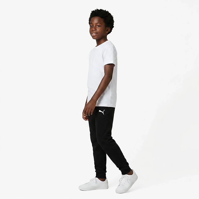 PUMA Boys’ PS Essentials Basics Poly Fleece Joggers