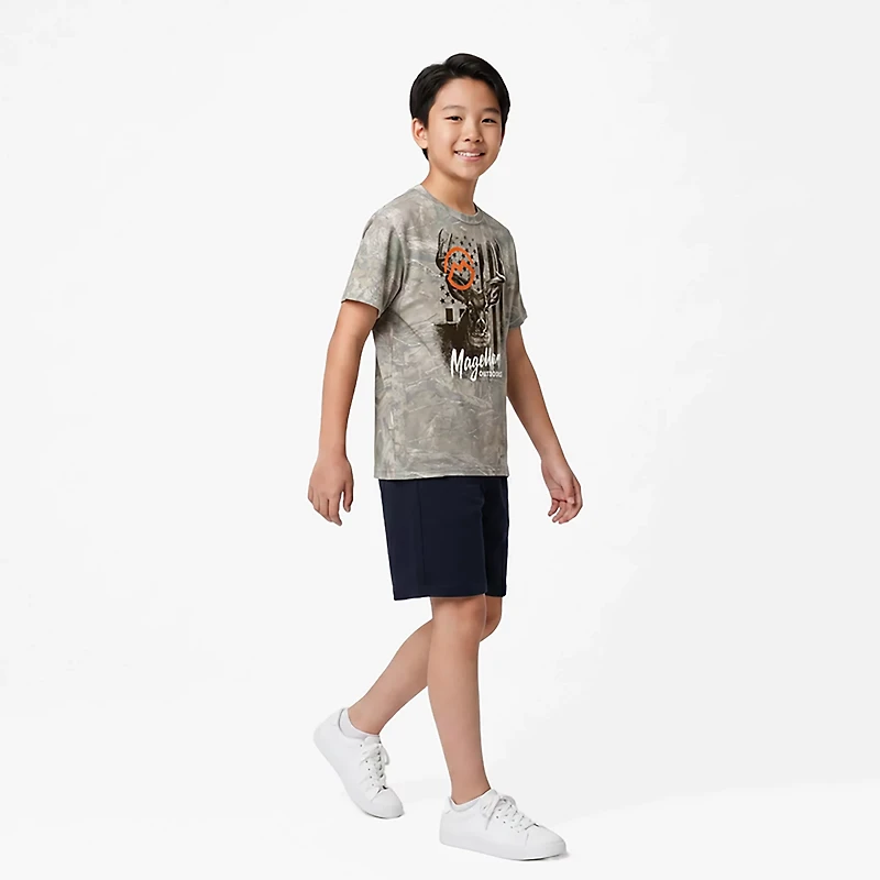 Magellan Outdoors Boys' Camerica Deer Camo T-shirt
