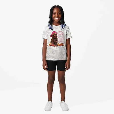 Magellan Outdoors Girls’ Fall for Doods Dog Graphic Short Sleeve T‑Shirt