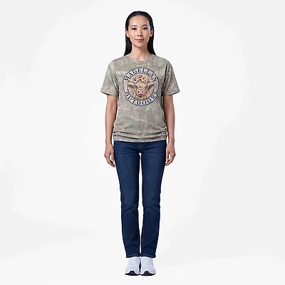 Magellan Outdoors Women’s Highland Gingham Cow Graphic Short Sleeve T‑Shirt