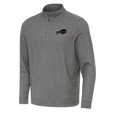 Antigua Men's Buffalo Bills Subtle 1/4-Zip Pullover Top